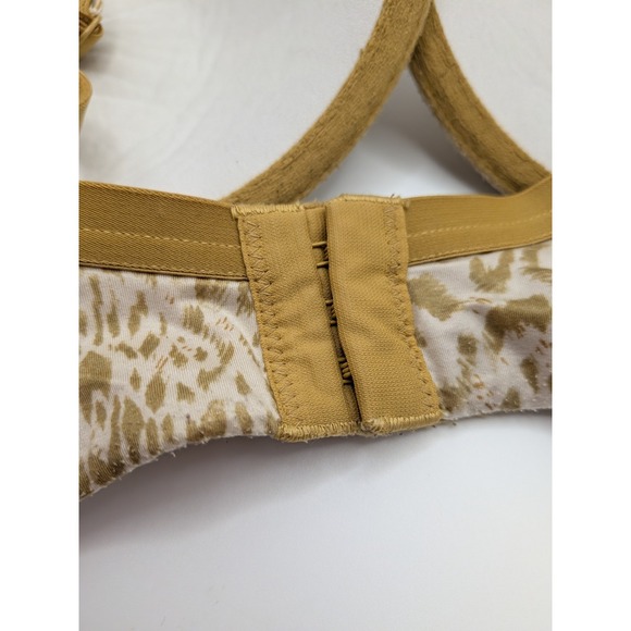 Victoria's Secret Lined Perfect Coverage Bra Leopard Cheetah 38D Nylon Soft - Picture 5 of 7